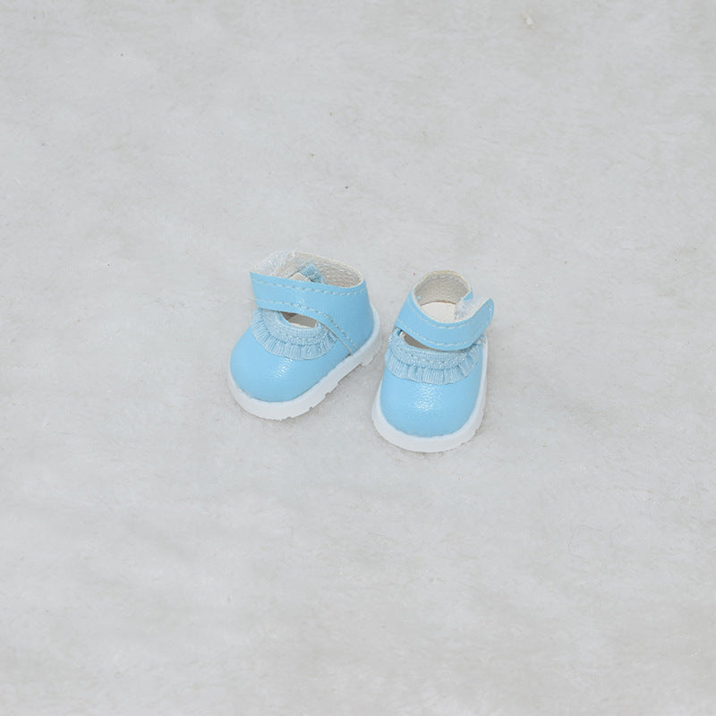 (only-clothes) Labubu Doll Shoes Collection 17CM Keychain Blind Box Labubu Replacement Shoes Doll Dress-Up Toy Shoes