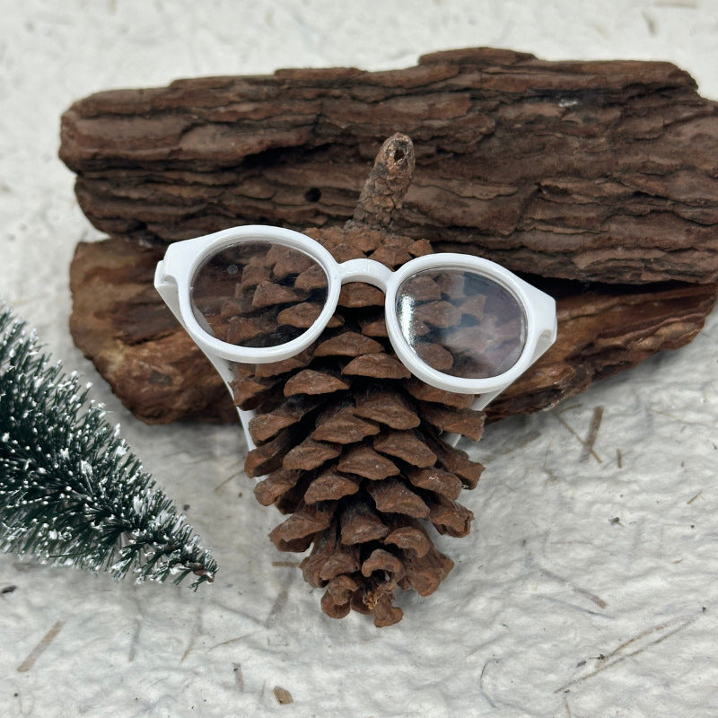 (only-clothes) Labubu Glasses EXO Doll Mini Glasses Toy Accessories 1/3 BJD Doll 60cm Leaf Loli 6.5 Length