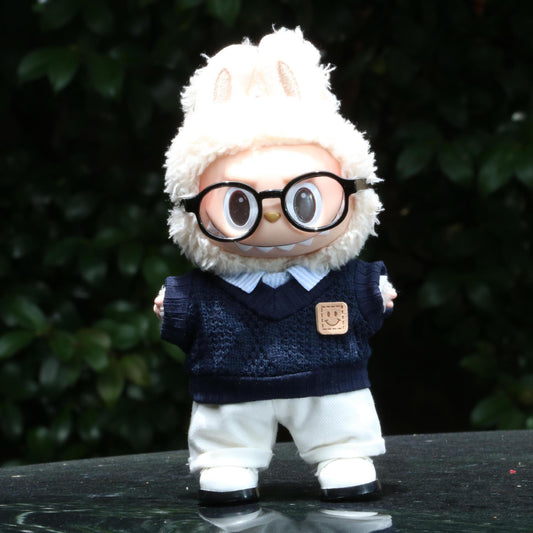 (only-clothes)[Only Clothes] Labubu Clothes First/Second/Third Generation 17cm Labubu Doll Sweater Casual Set