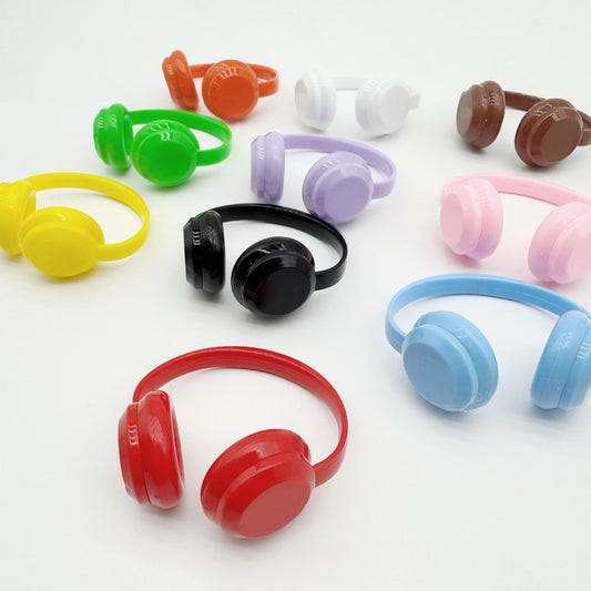 Labubu Doll 17CM Labubu 10cm Cotton Doll Dress-Up Headphones Glasses Shoes Boots Crown Accessories