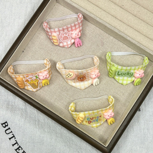 (only-clothes)[Only Clothes] Cute Labubu Doll Clothes Triangle Scarf Scarf 10-17cm Super Cute Doll Hat Clothes
