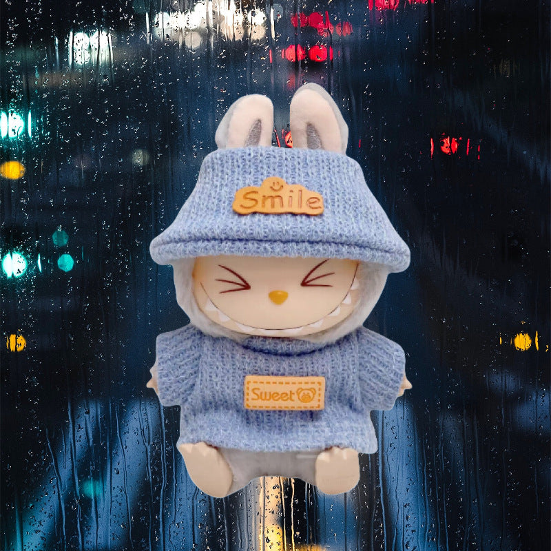 (only-clothes) Suitable for Labubu Doll Clothes Labubu Plush Vinyl Sitting Party First Second Third Generation Dress Set