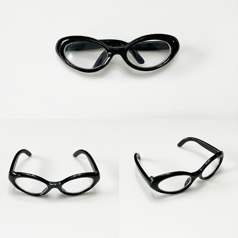 (Only-Clothes) Width 6.5cm Glasses Automobiles Curtain Cloth Labubu Sunglasses Vinyl Blind Box Doll Doll Accessories Cotton Doll Accessories