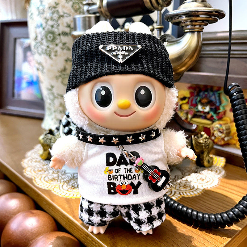 (only-clothes) Suitable for Labubu Sitting Party Doll Clothes First, Second, and Third Generation Blind Box Labubu Doll Clothes Wholesale