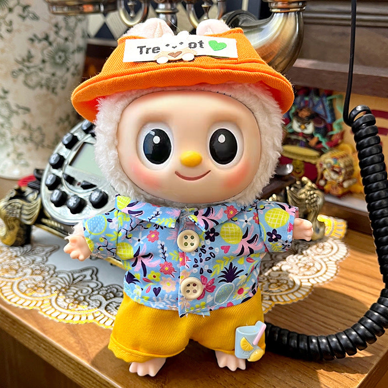 (only-clothes) Suitable for Labubu Sitting Party Doll Clothes First, Second, and Third Generation Blind Box Labubu Doll Clothes Wholesale
