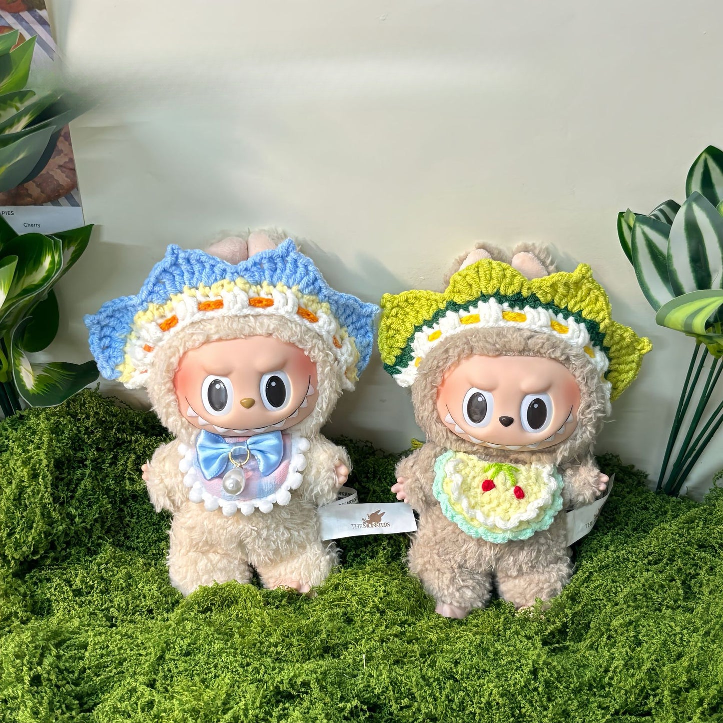 (only-clothes) New Labubu Crochet Baby Clothes Cute Handmade Doll Clothes Manufacturer Clearance Direct Sale Knitted Doll Accessories