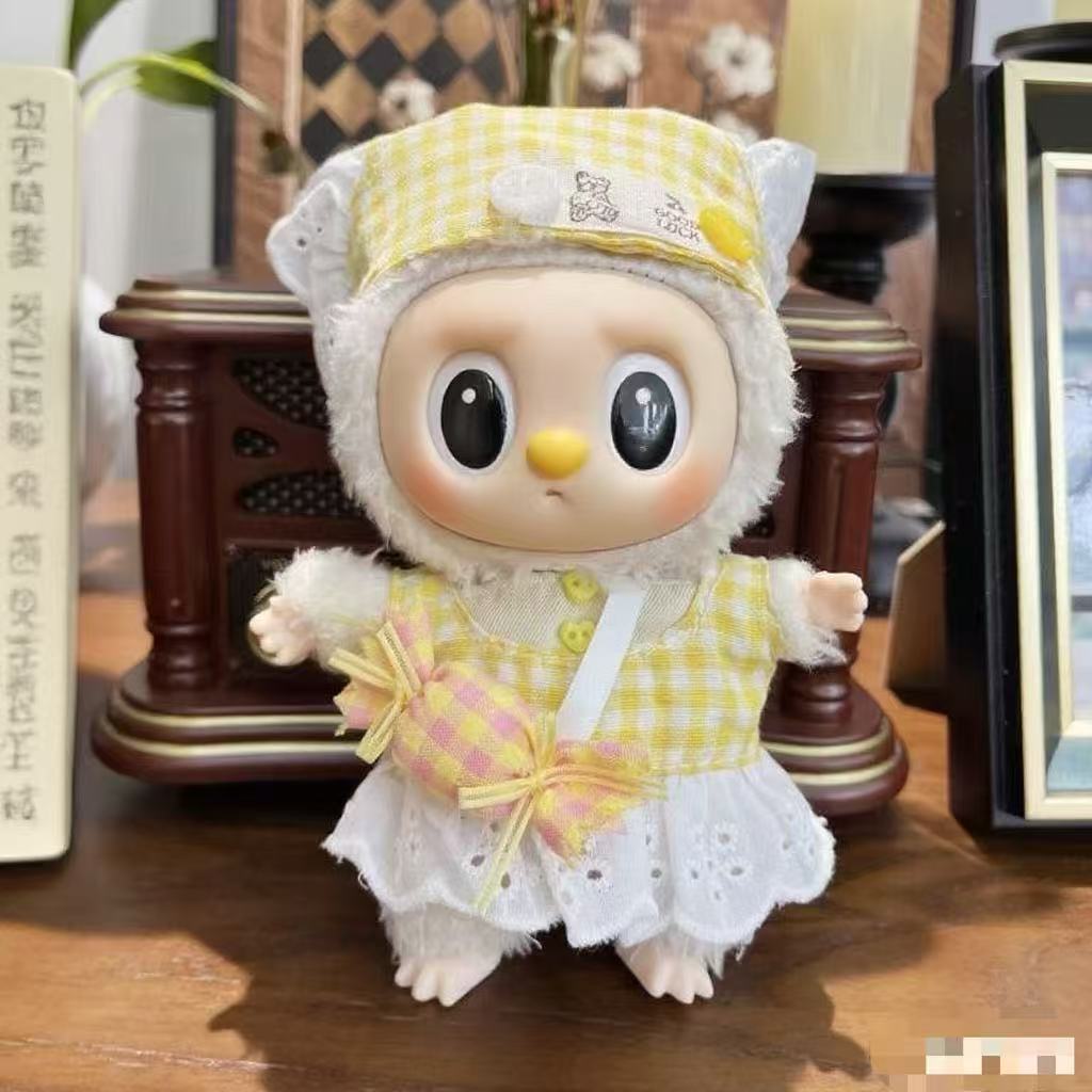 (only-clothes) Suitable for Labubu Sitting Party Doll Clothes First, Second, and Third Generation Blind Box Labubu Doll Clothes Wholesale