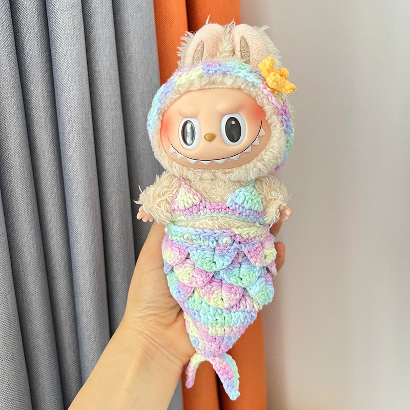 (only-clothes) First, Second, and Third Generation Lalabubu Doll Clothes Sexy Bikini Set Mermaid Outfit Accessories