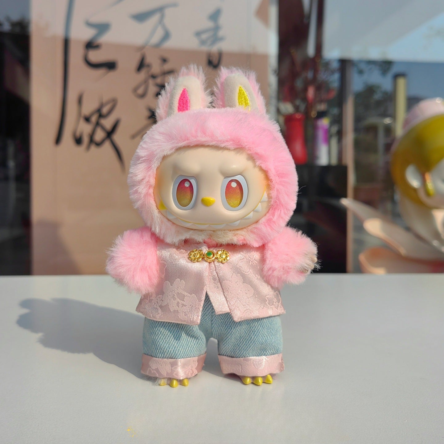 (only-clothes) First, Second, and Third Generation Blind Box Doll Clothes New Chinese Style Tang Suit Hanfu Set 17cm Labubu Replacement Clothes