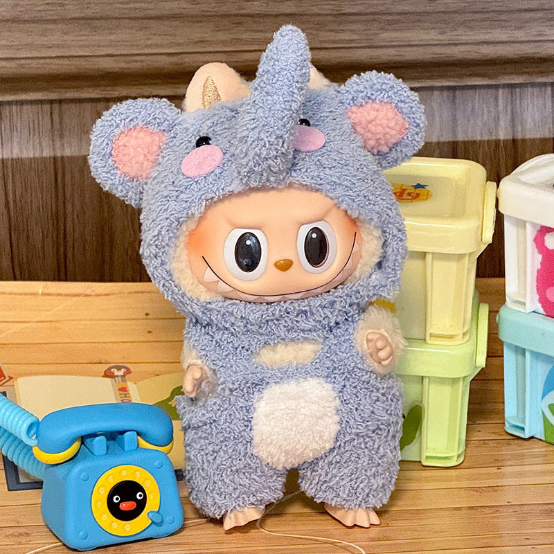 (only-clothes) Suitable for Labubu Sitting Party Baby Clothes First Second Third Generation Labubu Clothing Set Accessories and Peripheral