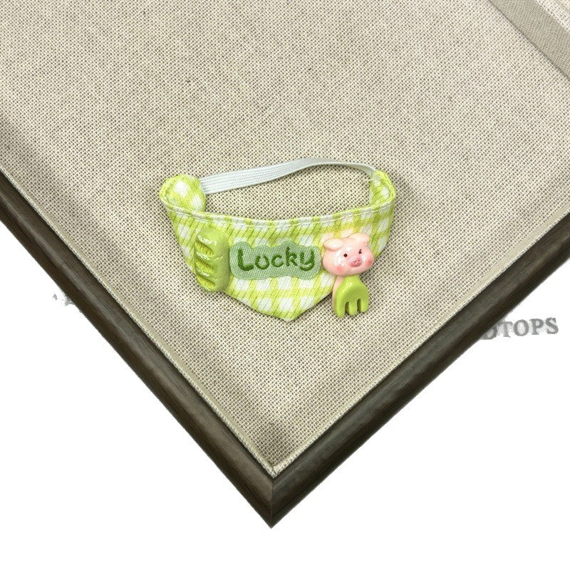 (only-clothes)[Only Clothes] Cute Labubu Doll Clothes Triangle Scarf Scarf 10-17cm Super Cute Doll Hat Clothes
