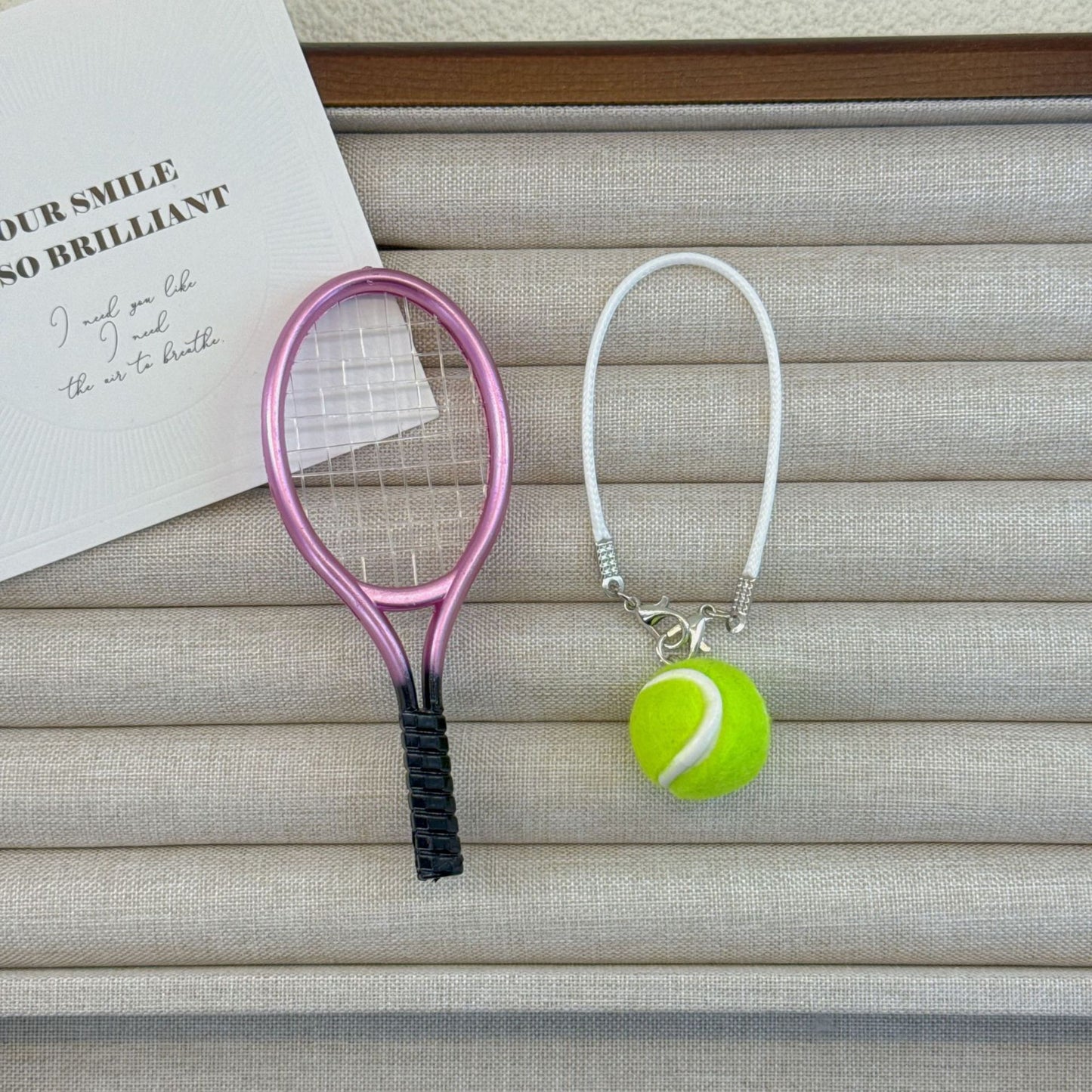 (only-clothes) Labubu KT Baby Clothes Accessories Sports Tennis Baseball Badminton Decoration Matching Tennis Set Decoration with Safety Pins