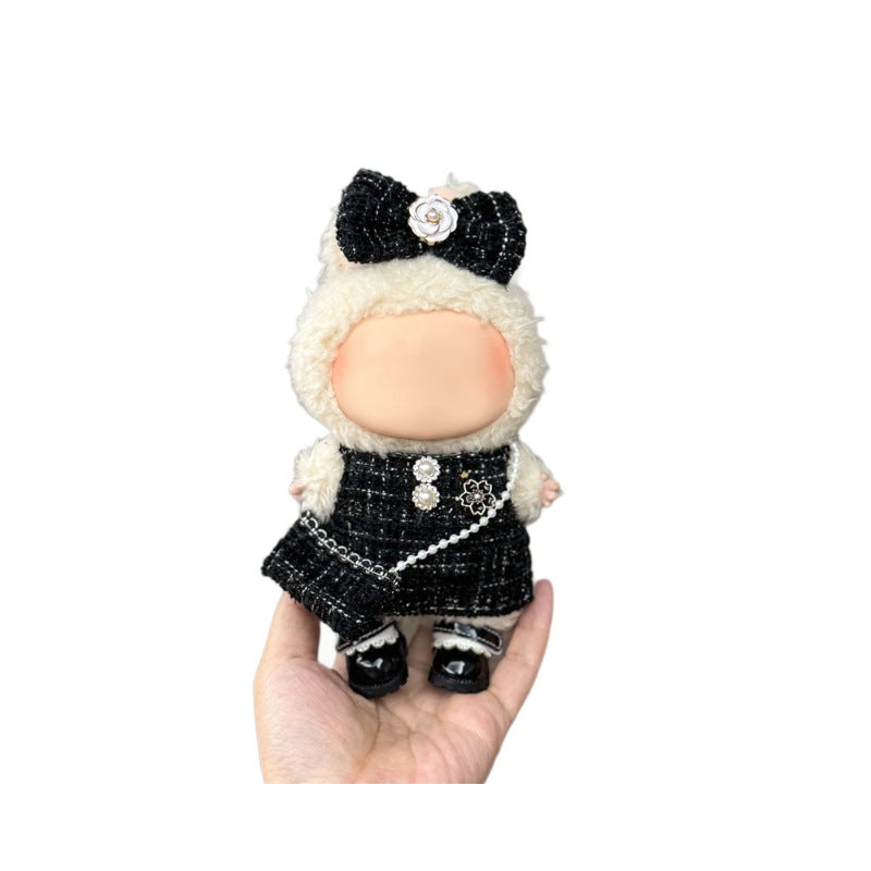 (Only-Clothes) Clothes Only Suitable for Generation Second Generation and Third Generation Pull Clothes 17cm Blind Box Pendant Trendy Vinyl Doll Cloth Ragdoll