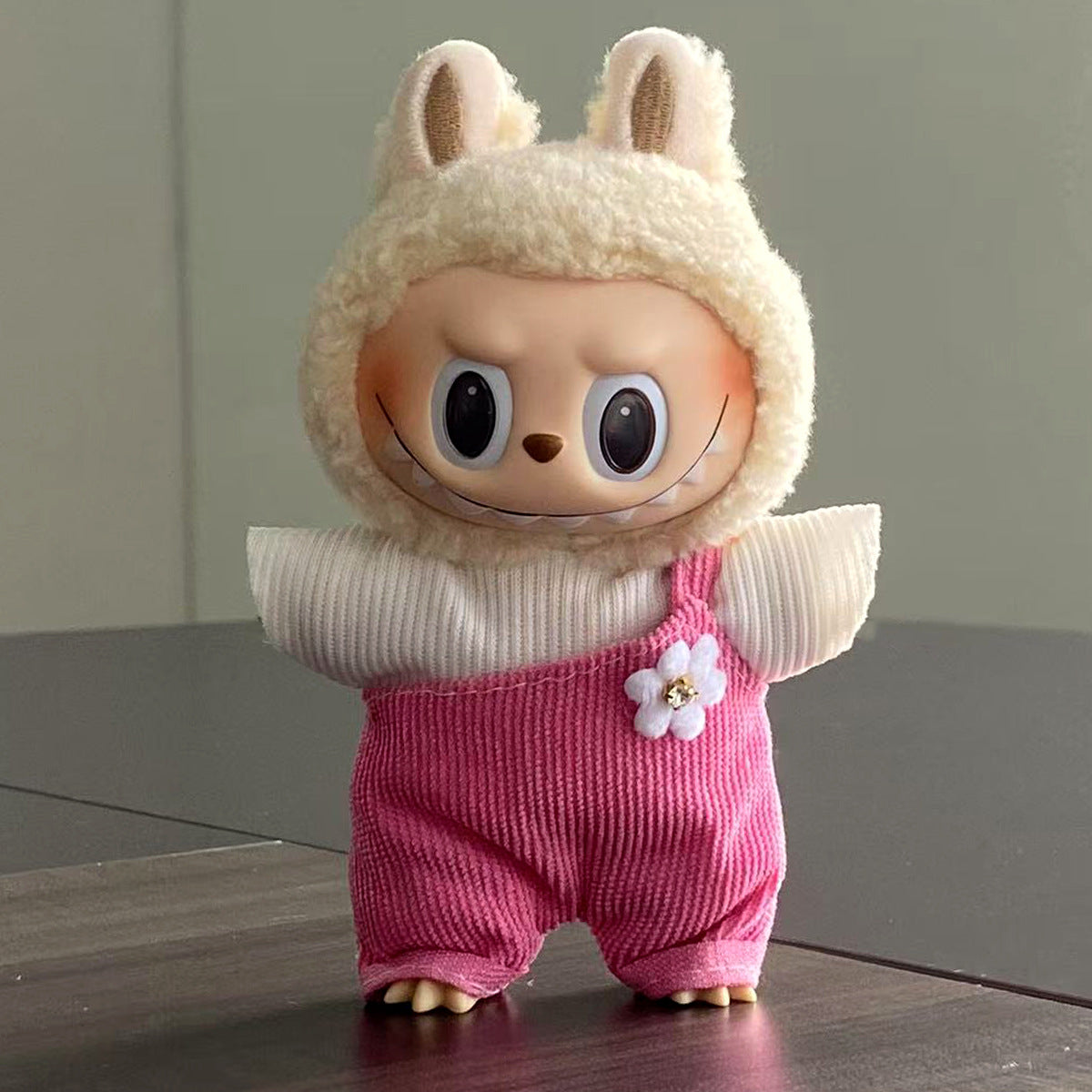 Labubu Doll Clothes Labubu Clothes 17cm First Second Third Generation Plush Vinyl Doll Dress Up Outfit Set 