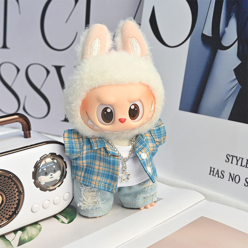 (only-clothes) In Stock Instant Delivery Labubu Clothes Labubu Doll Clothes Macaron Trendy Brand Doll Clothes High Quality