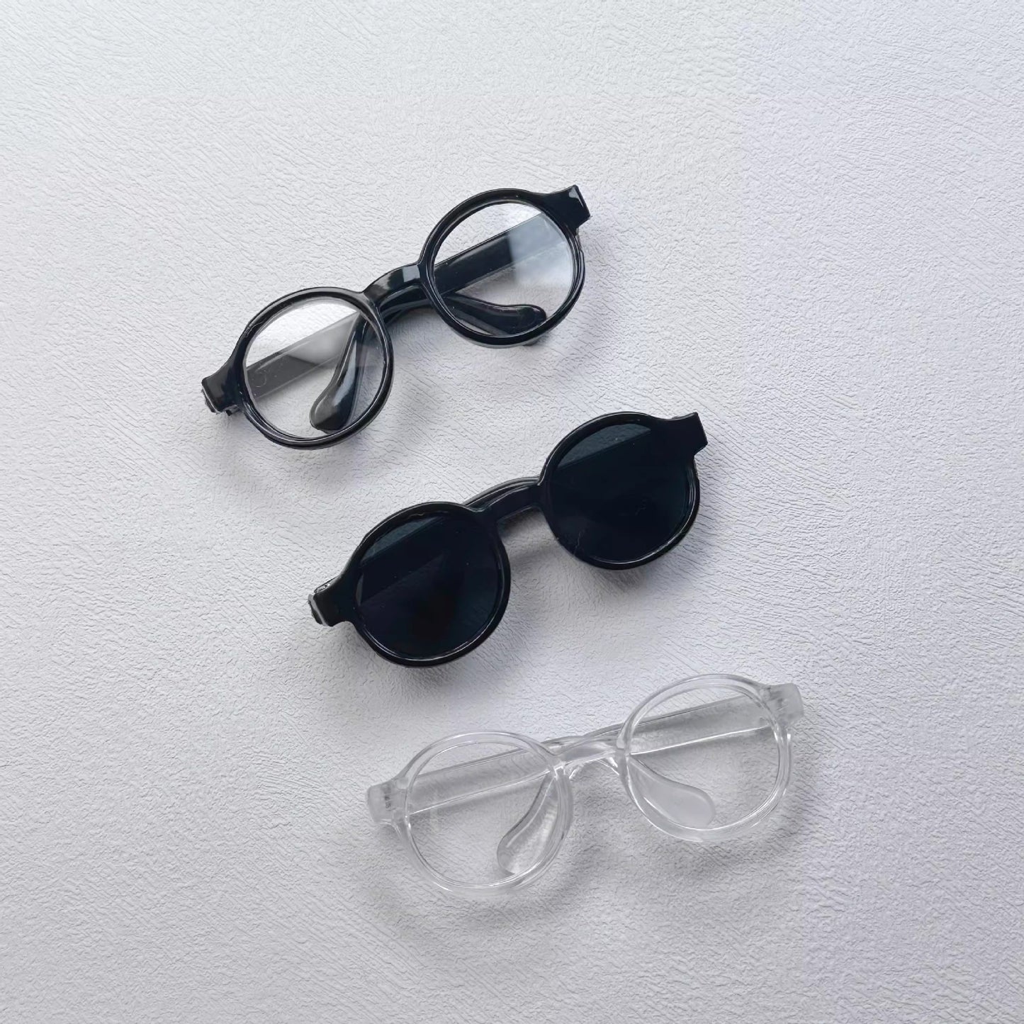 (only-clothes) Manufacturer Supply 6.5CM Glasses Self-Deprecating Bear Glasses Labubu Glasses Cotton Doll Glasses