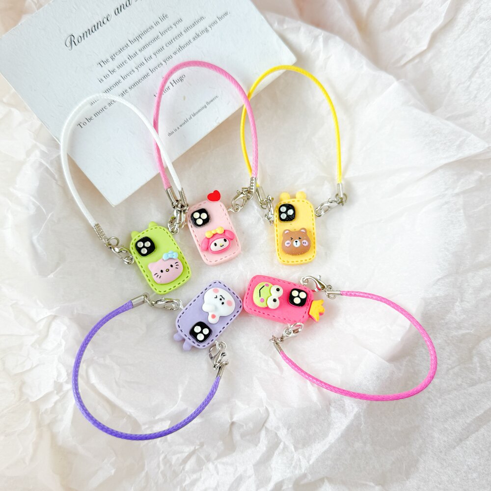 (only-clothes) Dollhouse Mini Cartoon Model Small Camera Bowknot Neck Hanging Accessory Doll Hanging Decoration Accessory