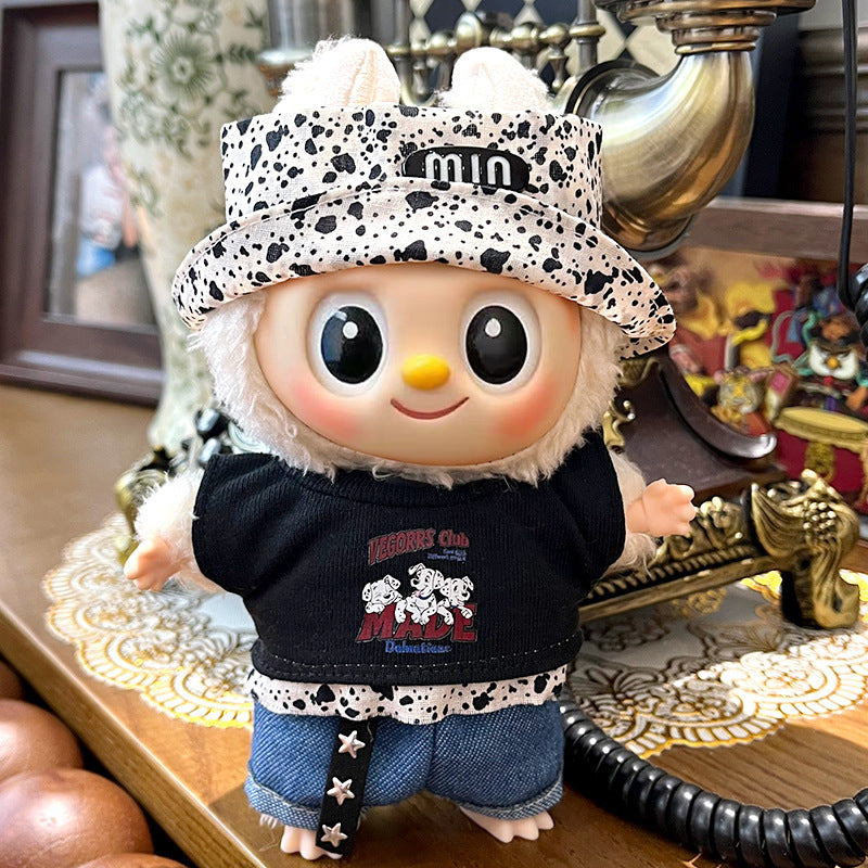 (only-clothes) Suitable for Labubu Sitting Party Doll Clothes First, Second, and Third Generation Blind Box Labubu Doll Clothes Wholesale