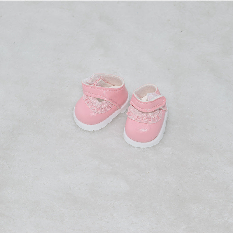 (only-clothes) Labubu Doll Shoes Collection 17CM Keychain Blind Box Labubu Replacement Shoes Doll Dress-Up Toy Shoes