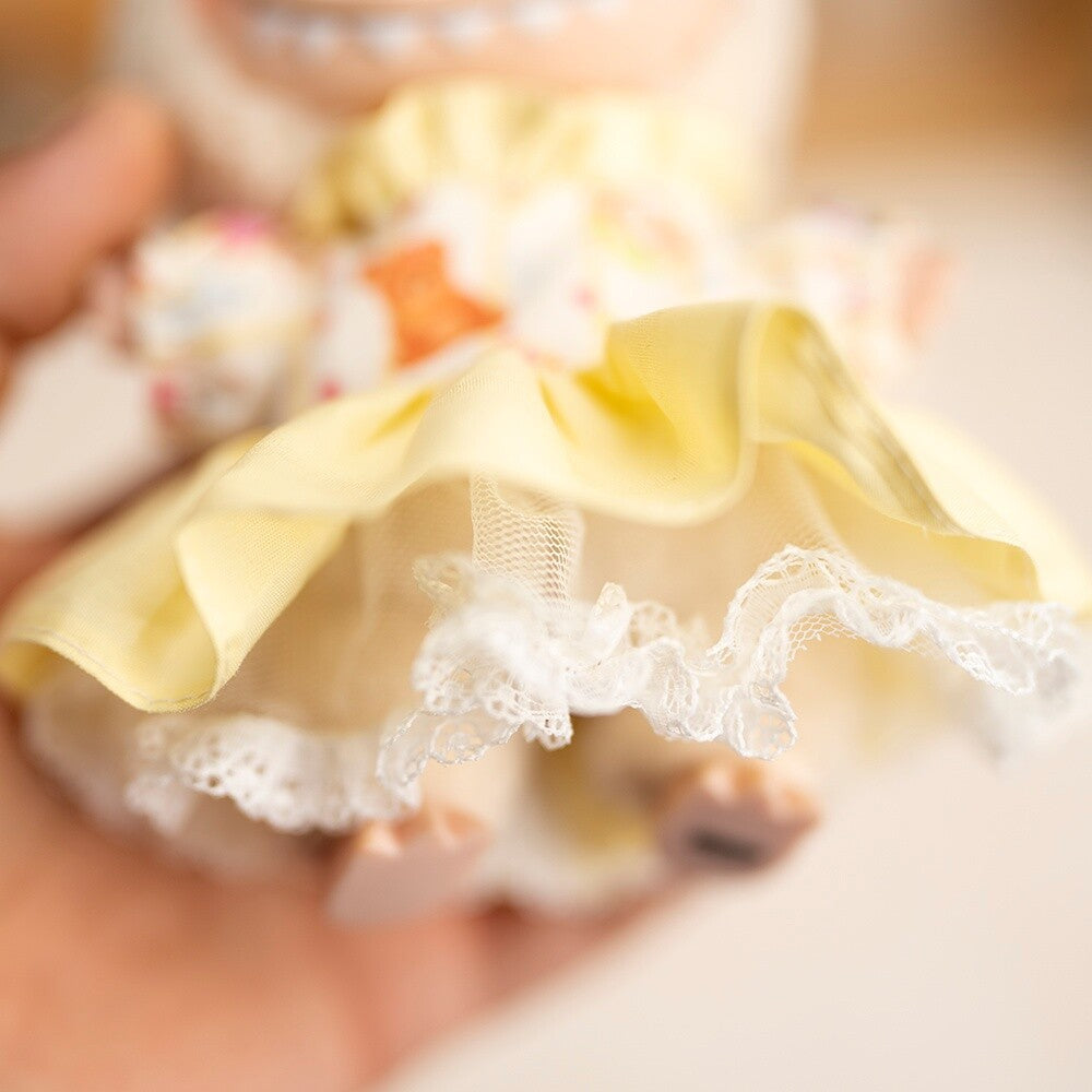 (only-clothes) Labubu Doll Clothes 17cm Labubu Clothes Blind Box Doll Dress Up Set Cute Dress Up British Style Set