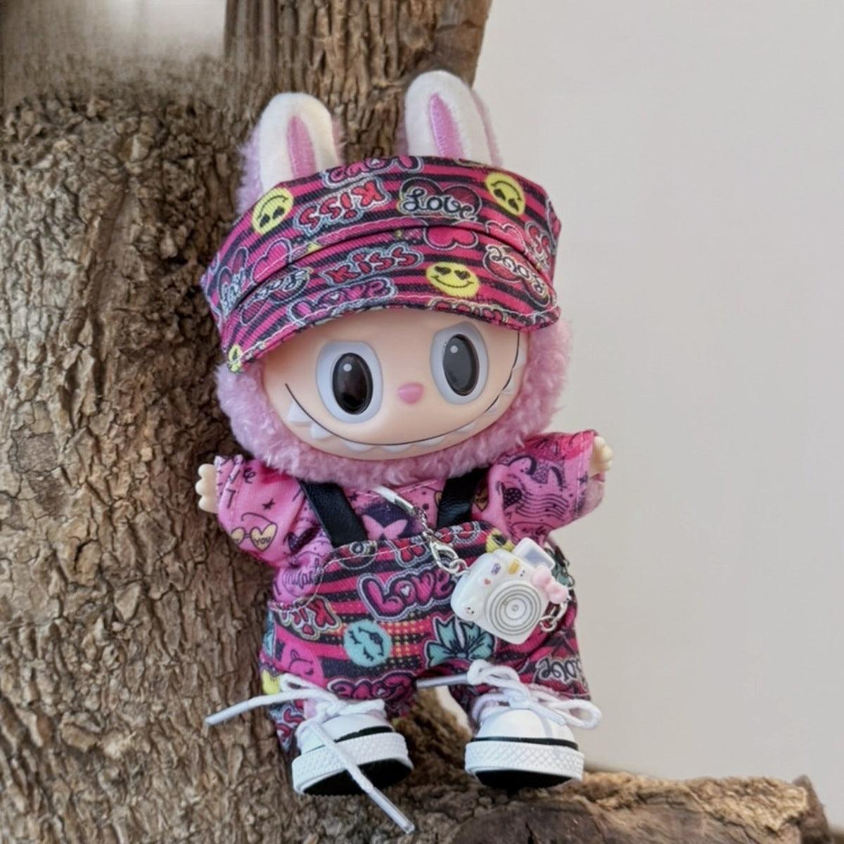 (only-clothes)[labubu Labubu Baby Clothes] 336 Baby Clothes Graffiti Cool Style 17CM Macaron Baby Clothes Cross-Border