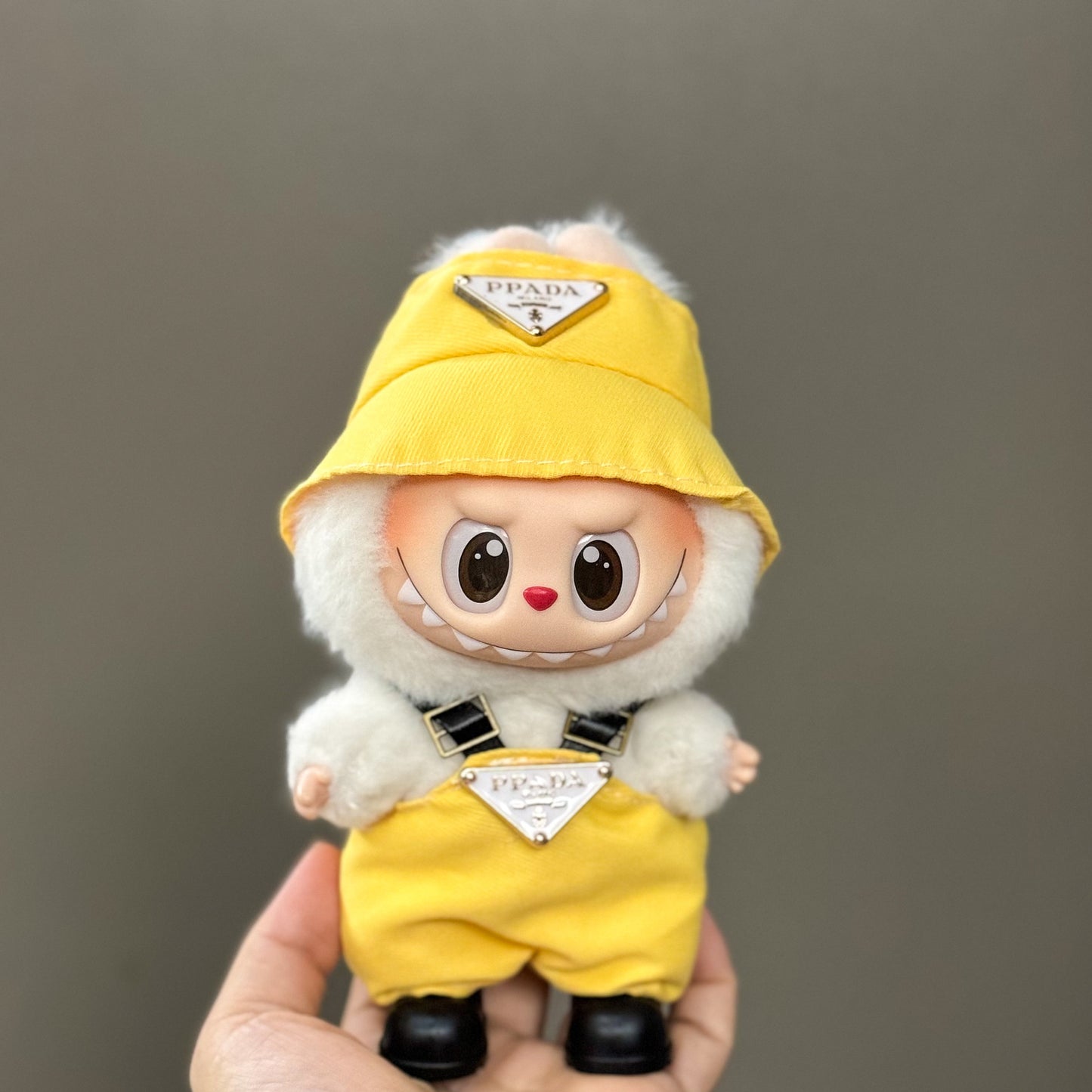 (only-clothes) Suitable for Labubu Plush Doll Clothes First and Second Generation 17cm Pendant Plush Toy Clothes Set Dress