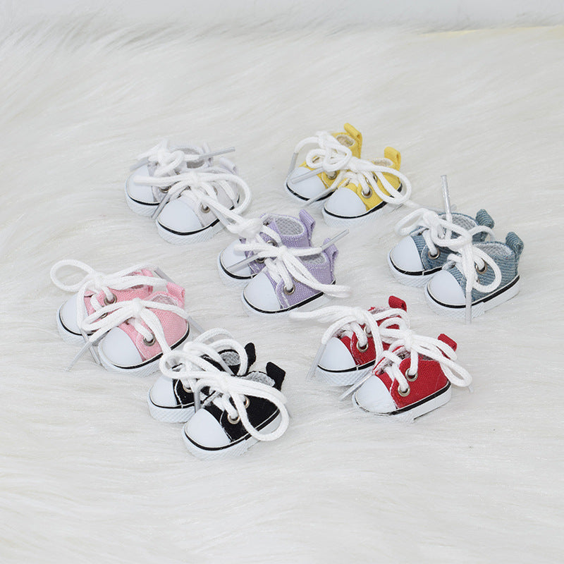 (only-clothes) Labubu Keychain Shoes 17CM Blind Box Labubu Dress-Up Toy Shoes 10CM Cotton Doll Shoes 3.8CM Shoes