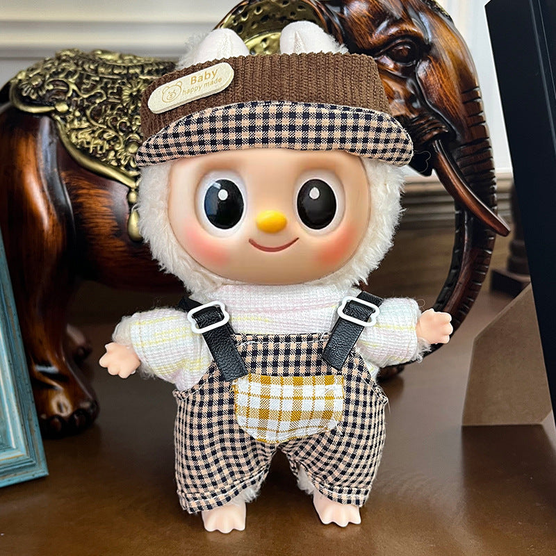 (only-clothes) Suitable for Labubu Sitting Party Doll Clothes First, Second, and Third Generation Blind Box Labubu Doll Clothes Wholesale