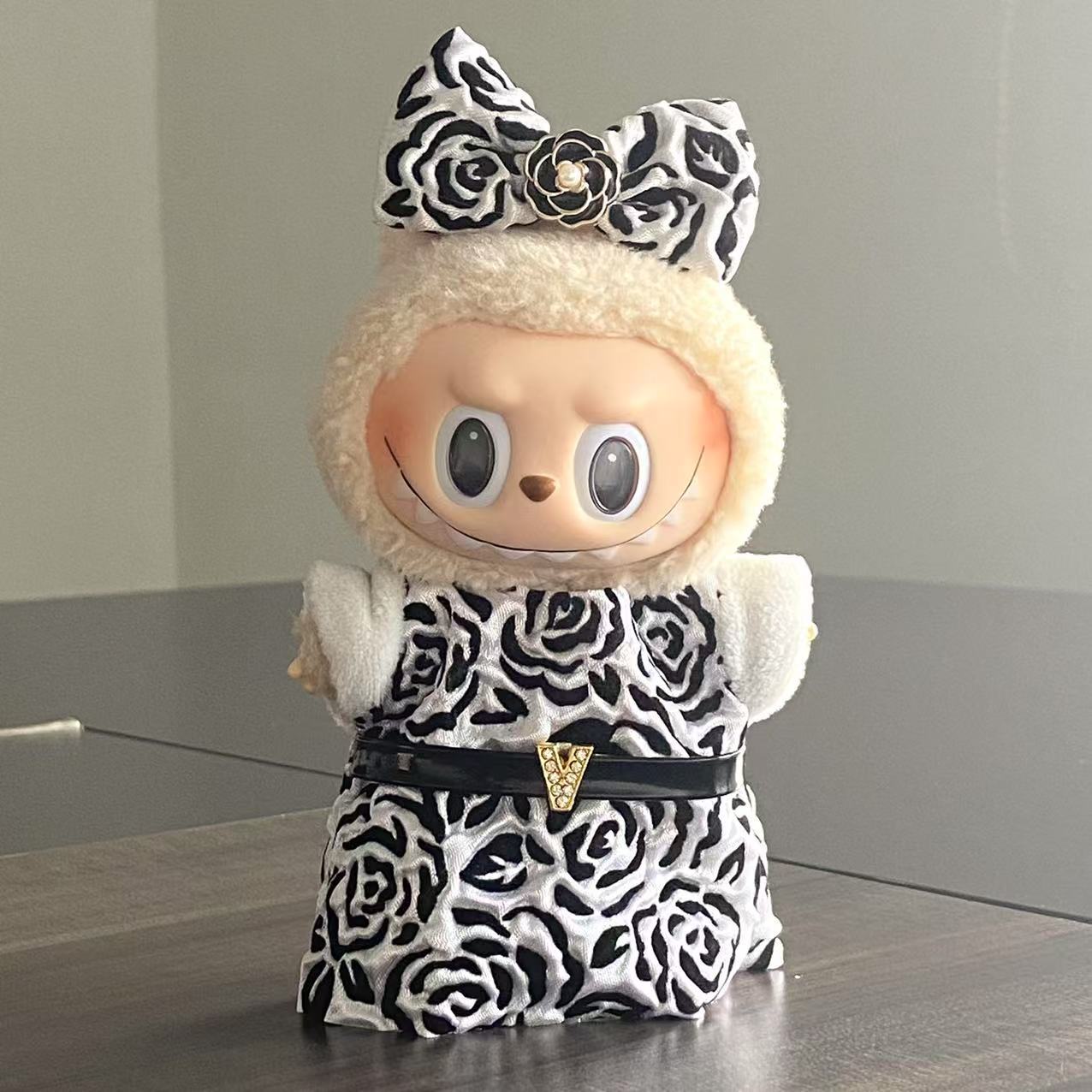Labubu Doll Clothes Labubu Clothes 17cm First Second Third Generation Plush Vinyl Doll Dress Up Outfit Set 