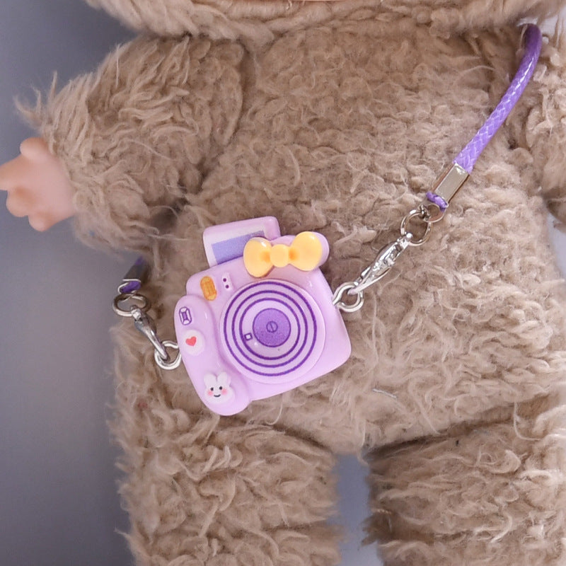 (only-clothes) First and Second Generation Labubu Pendant Luck Overalls Hat Set Labubu Dress-Up Doll Clothes