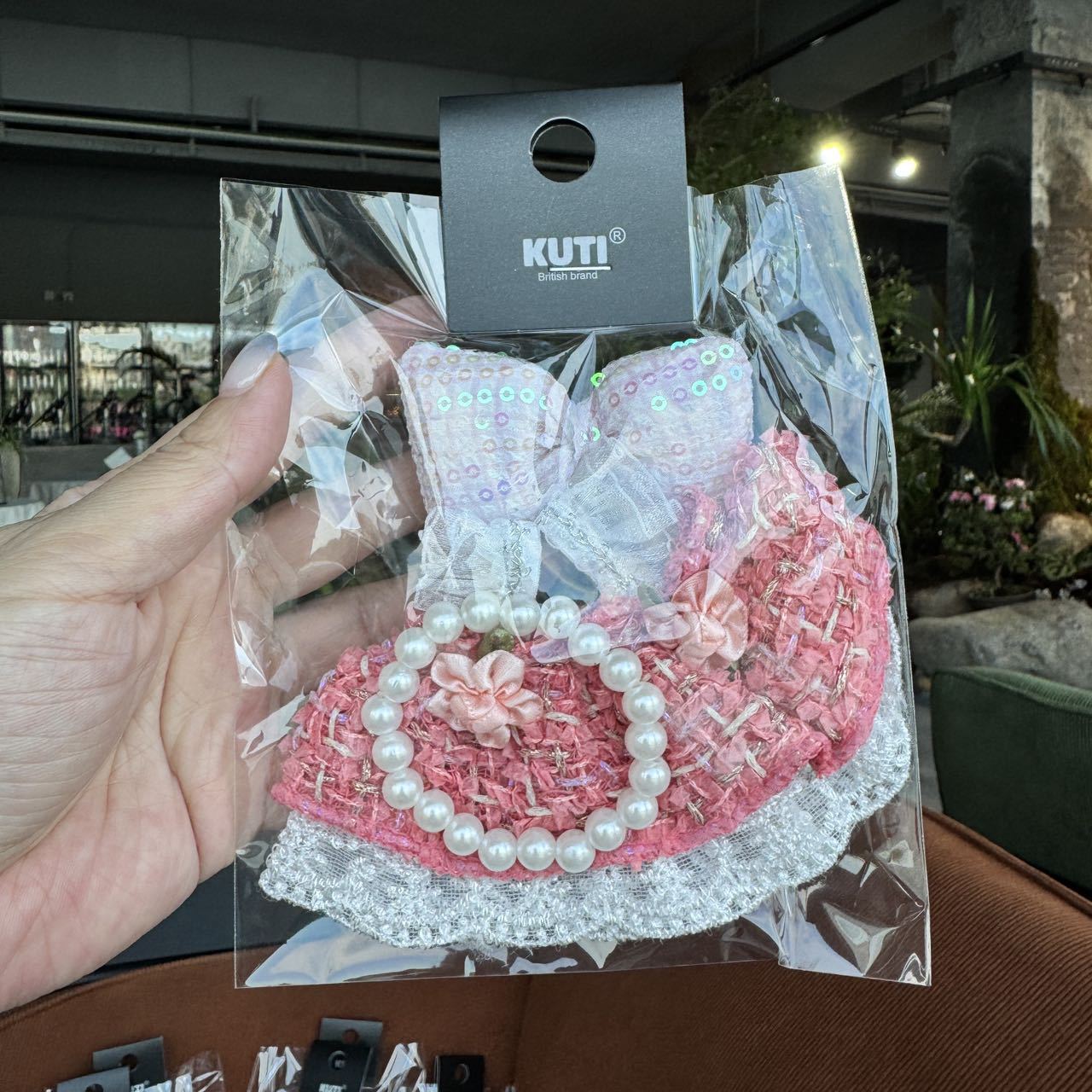 [Only Clothes] Labubu Doll Clothes Butterfly Dress 17cm Pendant Doll Accessories Labubu Clothes 