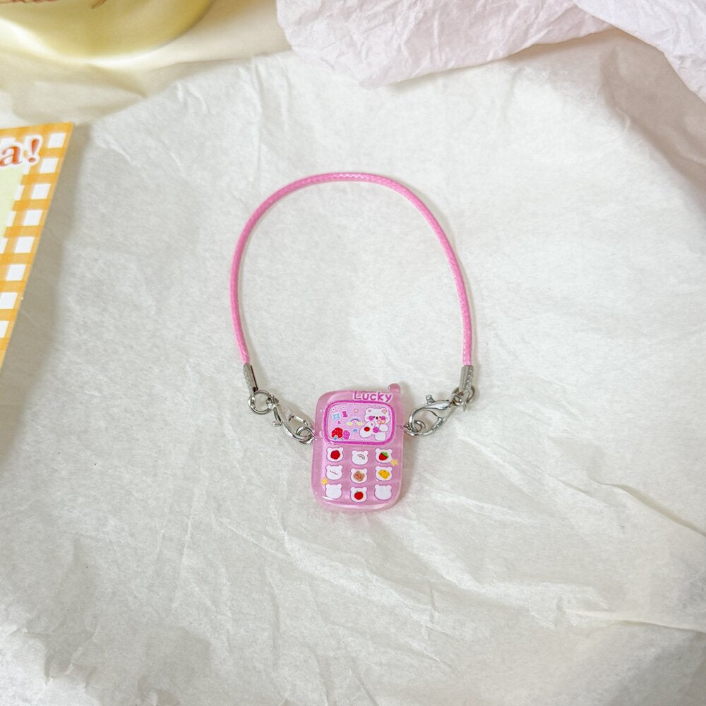 (only-clothes) Dollhouse Mini Cartoon Model Small Camera Bowknot Neck Hanging Accessory Doll Hanging Decoration Accessory