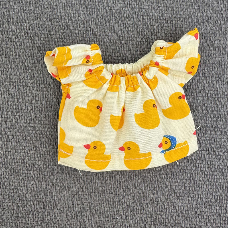 (Only-Clothes) 17cm Automobiles Curtain Cloth Pendant Doll Clothes Accessories Shorts Keychain Air Cotton Small Underpants Cloth Soft Toy Replacement