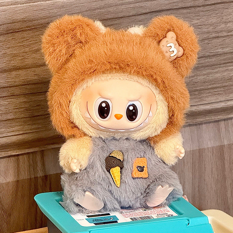 (only-clothes) Suitable for Labubu Sitting Party Baby Clothes First Second Third Generation Labubu Clothing Set Accessories and Peripheral