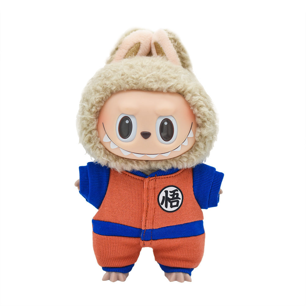 (Only-Clothes) Labubu Clothes Sitting Party Doll Clothes One Or Two Substitute Labubu Doll Clothes Automobiles Curtain Cloth Clothes Clothes