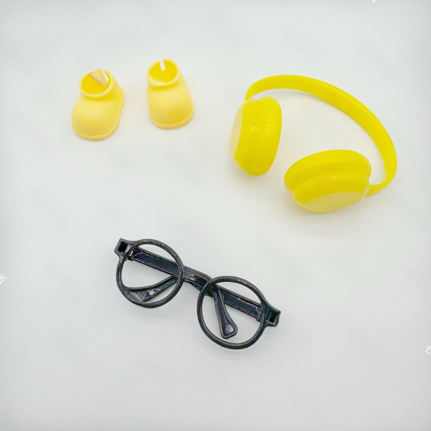 Labubu Doll 17CM Labubu 10cm Cotton Doll Dress-Up Headphones Glasses Shoes Boots Crown Accessories