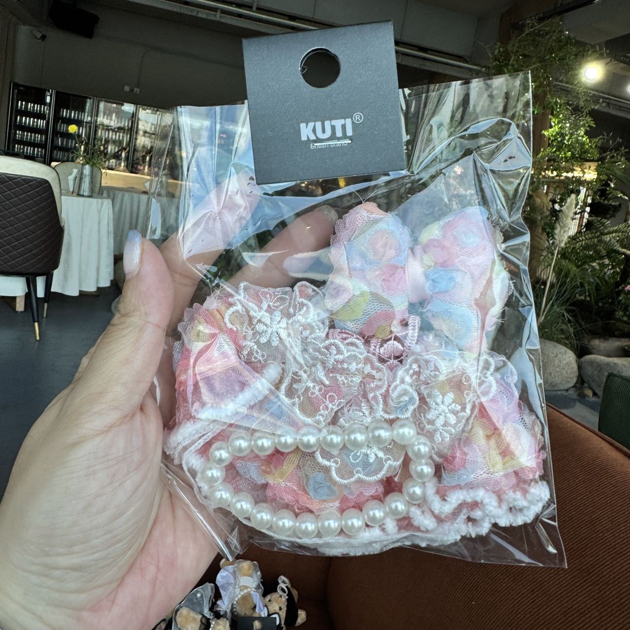 [Only Clothes] Labubu Doll Clothes Butterfly Dress 17cm Pendant Doll Accessories Labubu Clothes 
