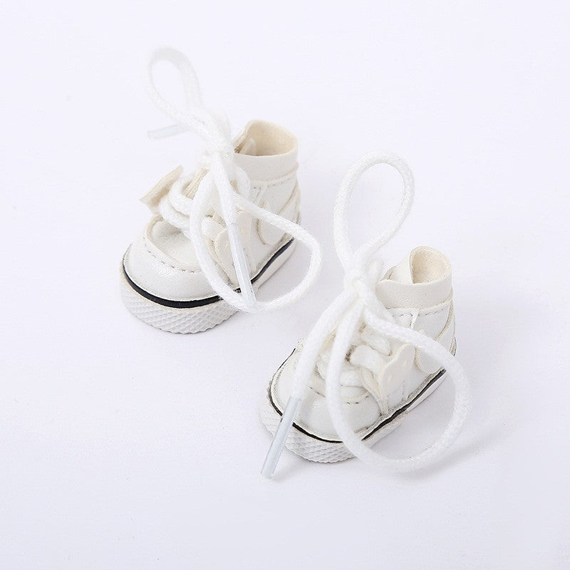 (only-clothes) Labubu Doll Shoes Collection 17CM Keychain Blind Box Labubu Replacement Shoes Doll Dress-Up Toy Shoes