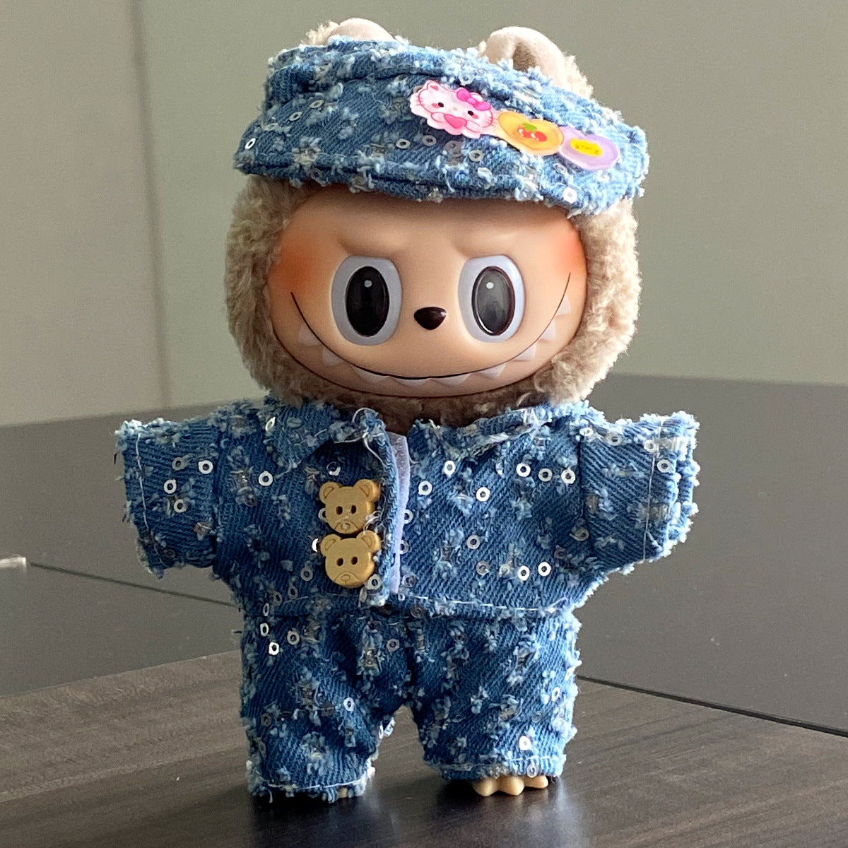 Labubu Doll Clothes Labubu Clothes 17cm First Second Third Generation Plush Vinyl Doll Dress Up Outfit Set 