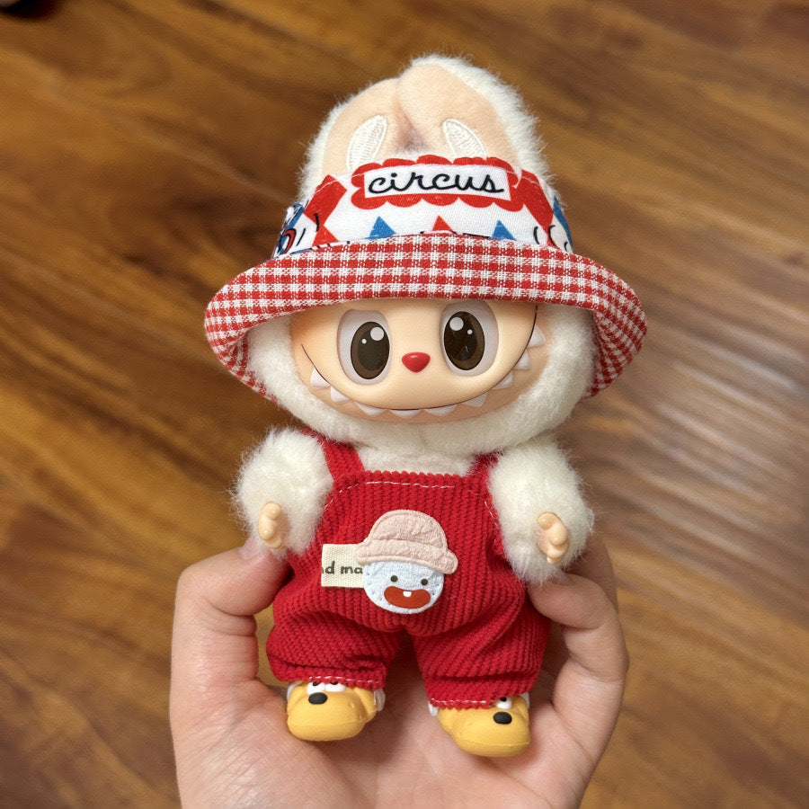 (only-clothes) Only Selling Clothes] First and Second Generation Keychain Labubu Clothes Pendant Labubu Doll Clothes Sunshine Little Craftsman Strap