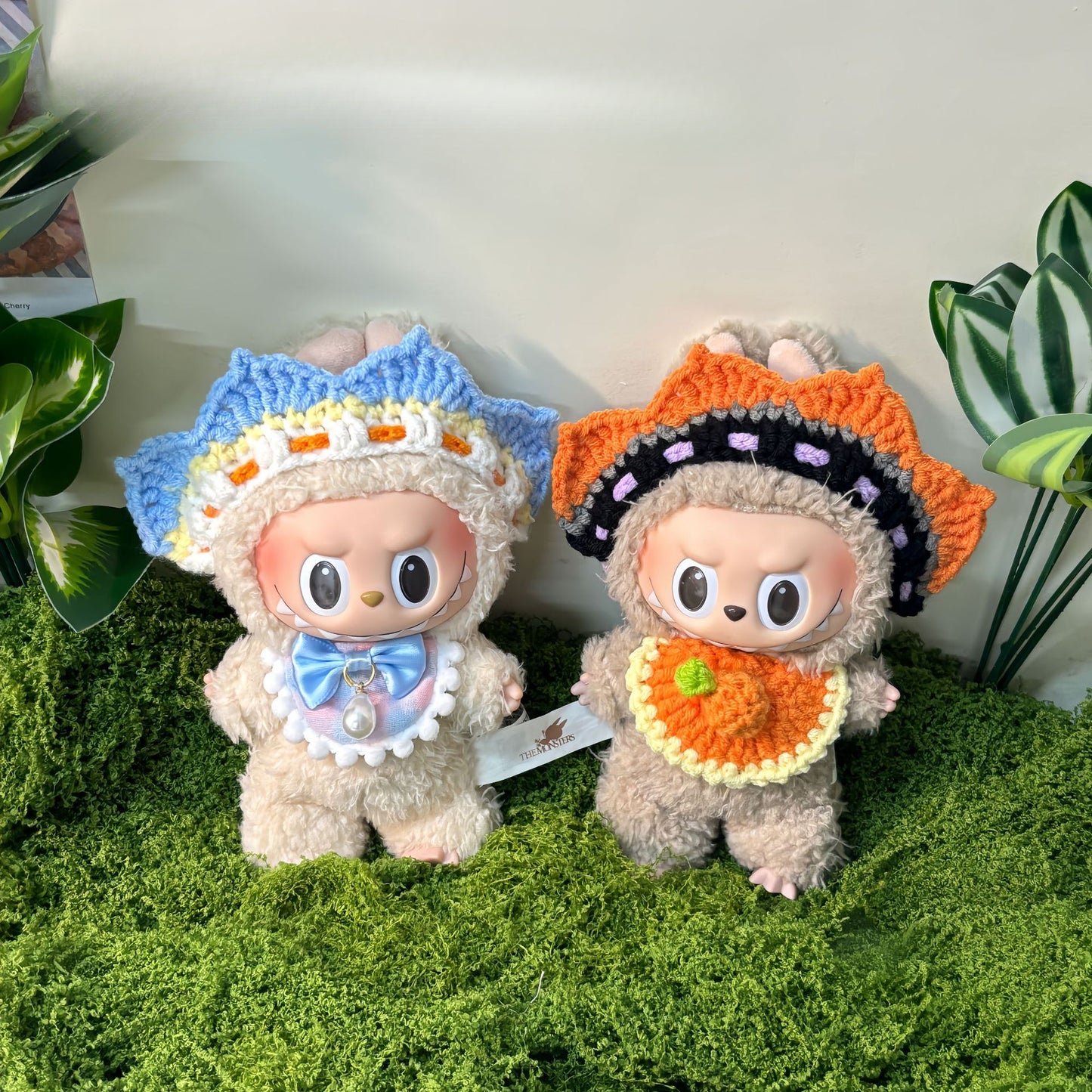 (only-clothes) New Labubu Crochet Baby Clothes Cute Handmade Doll Clothes Manufacturer Clearance Direct Sale Knitted Doll Accessories