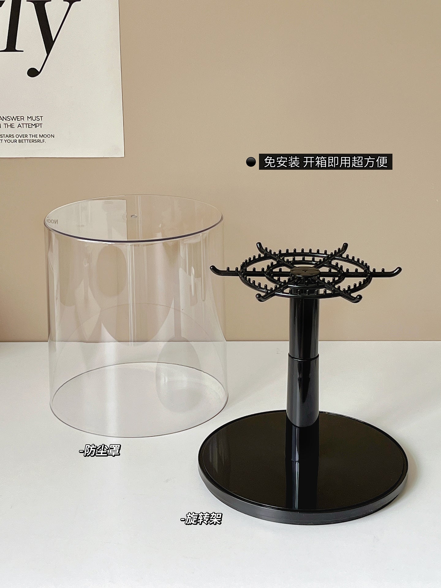 Labubu Vinyl Storage Box Pendant Labubu Display Box Transparent Black Bubble Mart Doll Ornament Blind Box 