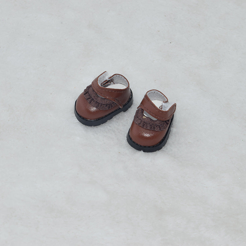 (only-clothes) Labubu Doll Shoes Collection 17CM Keychain Blind Box Labubu Replacement Shoes Doll Dress-Up Toy Shoes
