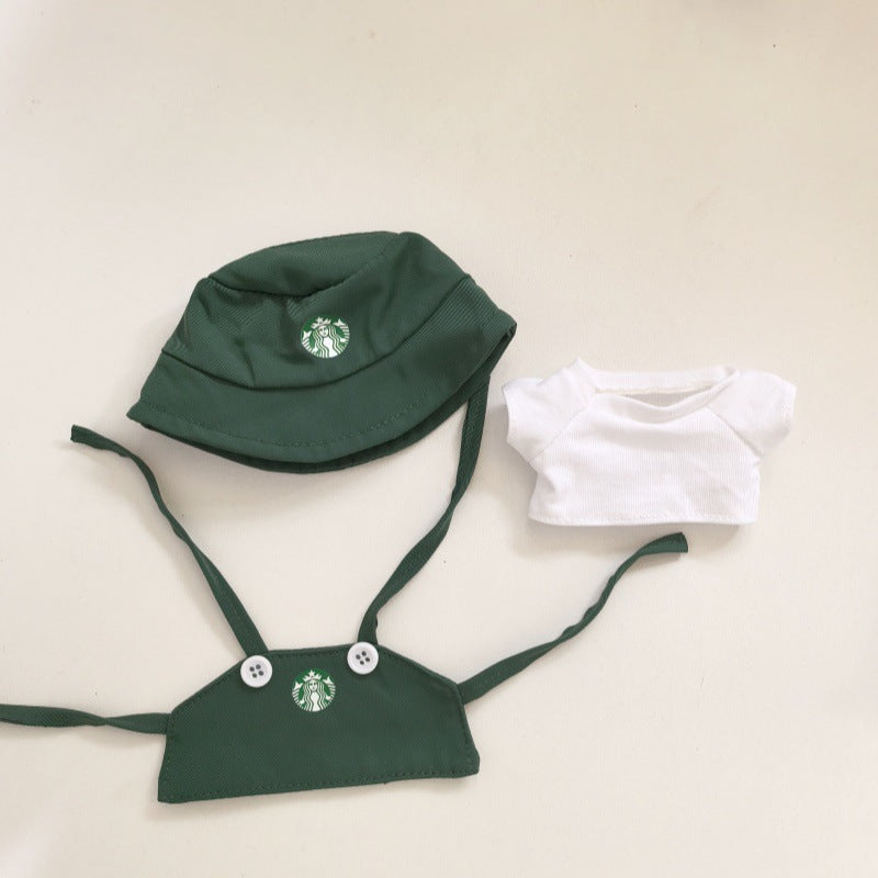 (Only-Clothes) Clothes Only] First, Second and Third Generation Blind Box Automobiles Curtain Cloth Clothes New Work Clothes Suit Labubu Doll Clothes