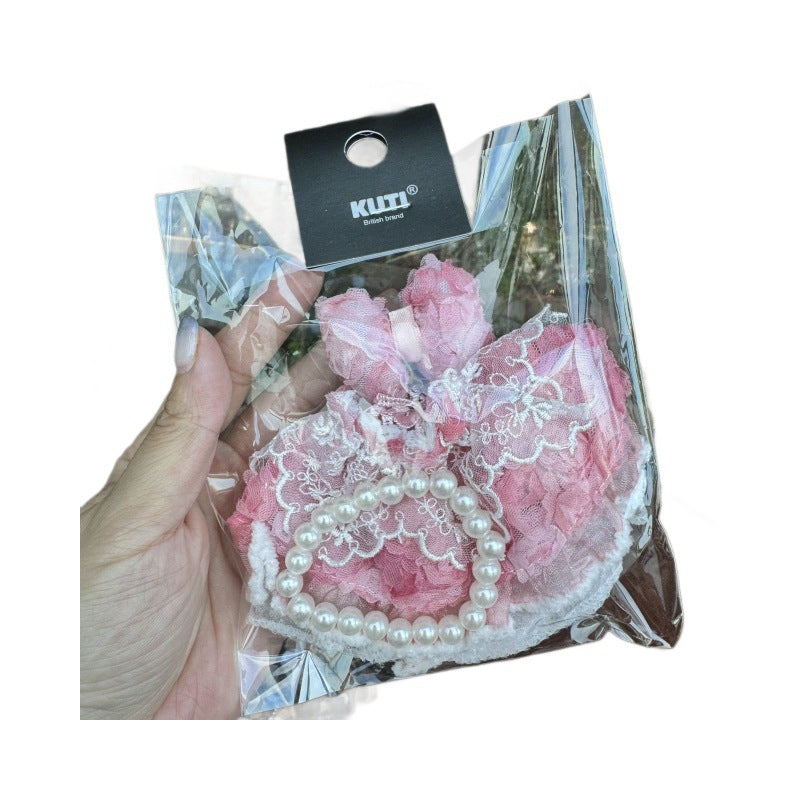 [Only Clothes] Labubu Doll Clothes Butterfly Dress 17cm Pendant Doll Accessories Labubu Clothes 