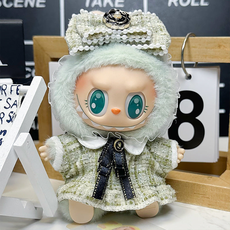 (only-clothes)Only applicable to clothing labubu Sitting Party Baby Clothes First, Second, and Third Generation Blind Box Labubu Baby Clothes Plush