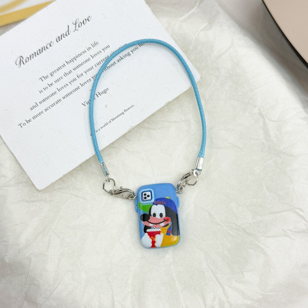 (only-clothes) Dollhouse Mini Cartoon Model Small Camera Bowknot Neck Hanging Accessory Doll Hanging Decoration Accessory