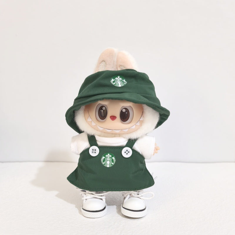(Only-Clothes) Clothes Only] First, Second and Third Generation Blind Box Automobiles Curtain Cloth Clothes New Work Clothes Suit Labubu Doll Clothes