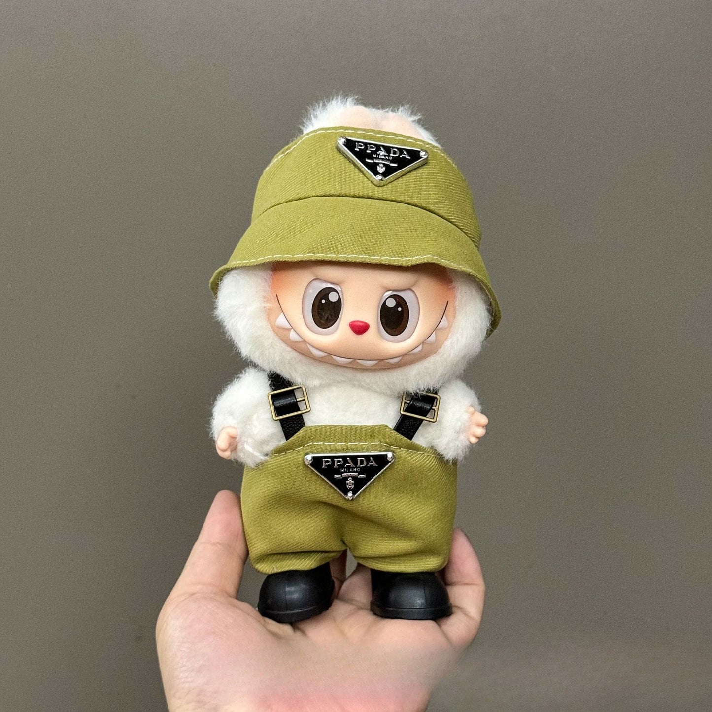 (only-clothes) Suitable for Labubu Doll Clothes First Second Third Generation Labubu Clothes 17cm Vinyl Pendant Doll Set