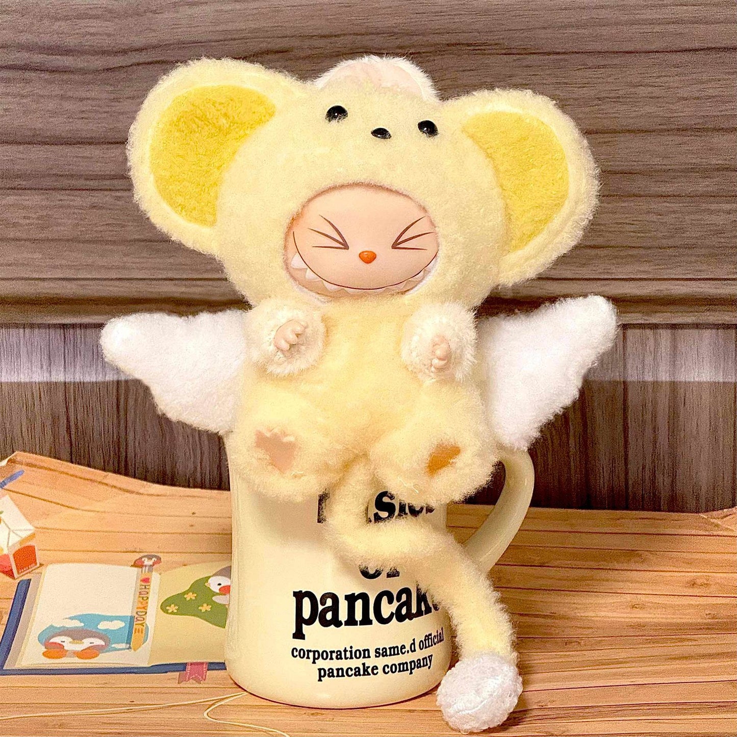 (only-clothes) Suitable for Labubu Sitting Party Baby Clothes First Second Third Generation Labubu Clothing Set Accessories and Peripheral